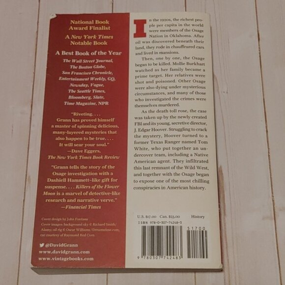3/$13 Killers If The Flower Moon By David Granny Adult Book - Picture 4 of 5